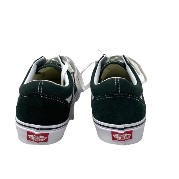 VANS Old Skool Green Suede Canvas Shoe Skate Low Sneakers Men's Size ALSU01651 - Picture 5 of 9